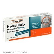 Bild für Hydrotalcit-ratiopharm 500mg Kautabletten - 20 Stück von ratiopharm GmbH Bild für Bild für Hydrotalcit-ratiopharm 500mg Kautabletten - 20 Stück von ratiopharm GmbH