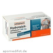 Hydrotalcit - ratiopharm 500mg Kautabletten ratiopharm GmbH