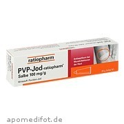 Bild für PVP-Jod-ratiopharm Salbe - 25 Gramm von ratiopharm GmbH Bild für Bild für PVP-Jod-ratiopharm Salbe - 25 Gramm von ratiopharm GmbH