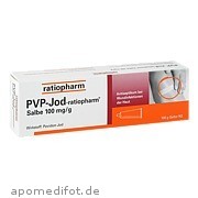 Bild für PVP-Jod-ratiopharm Salbe - 100 Gramm von ratiopharm GmbH Bild für Bild für PVP-Jod-ratiopharm Salbe - 100 Gramm von ratiopharm GmbH