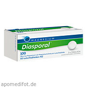 Bild für Bild für MAGNESIUM DIASPORAL 100 LUTSCHTABLETTEN - 50&nbsp;Stück von Protina Pharmazeutische GmbH