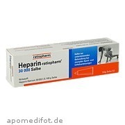 Bild für Heparin-ratiopharm 30000 Salbe - 150 Gramm von ratiopharm GmbH Bild für Bild für Heparin-ratiopharm 30000 Salbe - 150 Gramm von ratiopharm GmbH