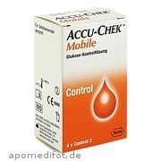 Accu - Chek Mobile Kontrolllösg 4Einmalapplikationen Roche Diabetes Care Deutschland GmbH