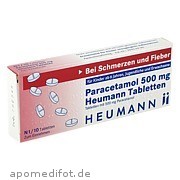 Paracetamol 500mg Heumann Heumann Pharma GmbH & Co.  Generica Kg
