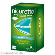 nicorette Kaugummi 2mg whitemint Johnson & Johnson GmbH (otc)