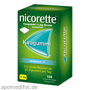 Bild für nicorette Kaugummi 4mg whitemint - 105 Stück von Johnson & Johnson GmbH (OTC) Bild für Bild für nicorette Kaugummi 4mg whitemint - 105 Stück von Johnson & Johnson GmbH (OTC)