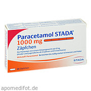 Bild für Paracetamol STADA 1000mg Zäpfchen - 10 Stück von STADAPHARM GmbH Bild für Bild für Paracetamol STADA 1000mg Zäpfchen - 10 Stück von STADAPHARM GmbH