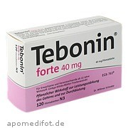 Bild für Bild für TEBONIN FORTE 40MG - 120&nbsp;Stück von Dr.Willmar Schwabe GmbH & Co.KG