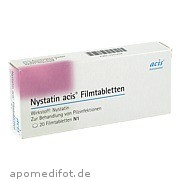 Bild für Nystatin acis Fimtabletten - 20 Stück von acis Arzneimittel GmbH Bild für Bild für Nystatin acis Fimtabletten - 20 Stück von acis Arzneimittel GmbH