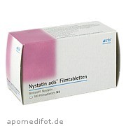 Bild für Nystatin acis Fimtabletten - 100 Stück von acis Arzneimittel GmbH Bild für Bild für Nystatin acis Fimtabletten - 100 Stück von acis Arzneimittel GmbH
