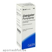 Bild für Clotrigalen Pumpspray - 40 Milliliter von GALENpharma GmbH Bild für Bild für Clotrigalen Pumpspray - 40 Milliliter von GALENpharma GmbH