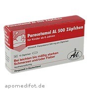 Bild für Bild für Paracetamol Al 500 - 10&nbsp;Stück von ALIUD Pharma GmbH