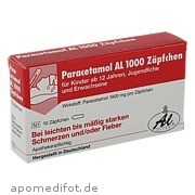 Bild für Paracetamol Al 1000 - 10 Stück von ALIUD Pharma GmbH Bild für Bild für Paracetamol Al 1000 - 10 Stück von ALIUD Pharma GmbH