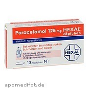 Paracetamol 125 Hexal Zaepfchen Hexal AG