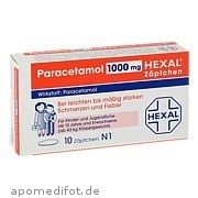 Paracetamol 1000 Hexal Zaepfchen Hexal AG