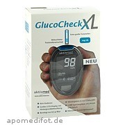 GlucoCheck Xl Blutzuckermessgerät Set mg/dl Aktivmed GmbH