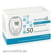 Bild für Bild für GlucoCheck XL Blutzuckerteststreifen - 50&nbsp;Stück von Aktivmed GmbH
