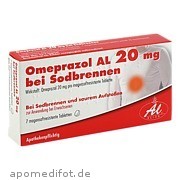 Omeprazol Al 20mg bei Sodbrennen Aliud Pharma GmbH