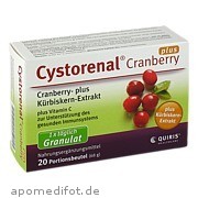 Bild für Bild für Cystorenal Cranberry plus - 20&nbsp;Stück von Quiris Healthcare GmbH & Co. KG