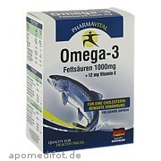 Omega 3 Fettsäuren 1000mg  +  12mg Vitamin E PharmaVital GmbH