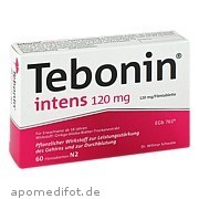 Bild für Tebonin intens 120mg - 60 Stück von Dr.Willmar Schwabe GmbH & Co.KG Bild für Bild für Tebonin intens 120mg - 60 Stück von Dr.Willmar Schwabe GmbH & Co.KG