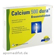 Bild für Bild für Calcium 500 Dura Brausetabletten - 100&nbsp;Stück von Mylan dura GmbH