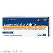 Loperamid akut Aristo 2mg Tabletten Aristo Pharma GmbH