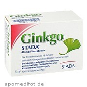 Bild für Ginkgo STADA - 120 Stück von STADA GmbH Bild für Bild für Ginkgo STADA - 120 Stück von STADA GmbH