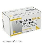 Bild für Bild für Magnesium 100mg JENAPHARM - 50&nbsp;Stück von MIBE GmbH Arzneimittel