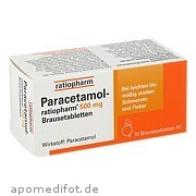 Bild für Bild für Paracetamol-ratiopharm 500mg Brausetabletten - 10&nbsp;Stück von ratiopharm GmbH