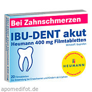 Ibu - Dent akut Heumann 400mg Filmtabletten Heumann Pharma GmbH & Co.  Generica Kg