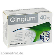 Gingium 40mg Filmtabletten Hexal AG
