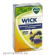 Wick Schwarze Johannisbeere & Holunder ohne Zucker DallmannÂ¦s Pharma Candy GmbH