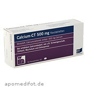 Calcium  -  Ct 500mg Kautabletten AbZ Pharma GmbH