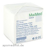 Vlieskompressen 10x10 unsteril