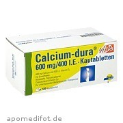 Bild für Calcium-dura Vit D3 600mg/400 I.E. - 120 Stück von Mylan dura GmbH Bild für Bild für Calcium-dura Vit D3 600mg/400 I.E. - 120 Stück von Mylan dura GmbH