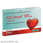 Bild für Bild für ASS Dexcel 100 mg Tabletten - 100 Stück von Dexcel Pharma GmbH