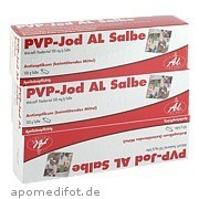 Bild für PVP-Jod AL Salbe - 300 Gramm von ALIUD Pharma GmbH Bild für Bild für PVP-Jod AL Salbe - 300 Gramm von ALIUD Pharma GmbH