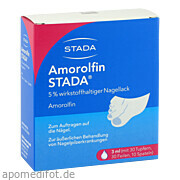Bild für Amorolfin STADA 5% wirkstoffhaltiger Nagellack - 3 Milliliter von STADAPHARM GmbH Bild für Bild für Amorolfin STADA 5% wirkstoffhaltiger Nagellack - 3 Milliliter von STADAPHARM GmbH