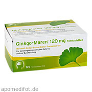 Ginkgo - Maren 120mg Filmtabletten Krewel Meuselbach GmbH