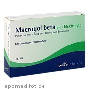 Macrogol beta plus Elektrolyte Pulver betapharm Arzneimittel GmbH