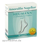 Amorolfin Nagelkur Heumann 5% wirkstoffh. Nagellack Heumann Pharma GmbH & Co.  Generica Kg