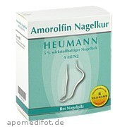 Amorolfin Nagelkur Heumann 5% wirkstoffh. Nagellack Heumann Pharma GmbH & Co.  Generica Kg