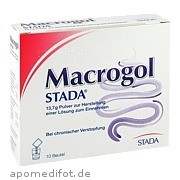 Macrogol Stada 13. 7g Pul. z. Herst. e. Lsg. z. Einnehmen Stadapharm GmbH