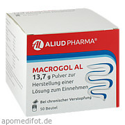 Macrogol Al 13. 7g Pulver z.  Herstellung e.  Lösung Aliud Pharma GmbH