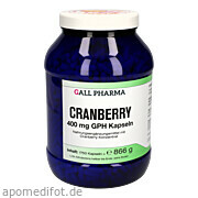 Bild für Cranberry 400mg GPH Kapseln - 1750 Stück von Hecht-Pharma GmbH Bild für Bild für Cranberry 400mg GPH Kapseln - 1750 Stück von Hecht-Pharma GmbH
