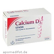 Bild für Calcium D3 STADA 1000mg/880 I.E. Brausetabletten - 120 Stück von STADA GmbH Bild für Bild für Calcium D3 STADA 1000mg/880 I.E. Brausetabletten - 120 Stück von STADA GmbH