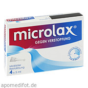 Bild für Microlax - 4X5 Milliliter von Johnson & Johnson GmbH (OTC) Bild für Bild für Microlax - 4X5 Milliliter von Johnson & Johnson GmbH (OTC)