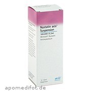 Bild für Nystatin acis Suspension - 50 Milliliter von acis Arzneimittel GmbH Bild für Bild für Nystatin acis Suspension - 50 Milliliter von acis Arzneimittel GmbH