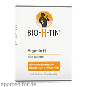 Bild für Bild für BIO H TIN Vitamin H 5mg für 4 Monate - 60&nbsp;Stück von Dr.R.PFLEGER GmbH